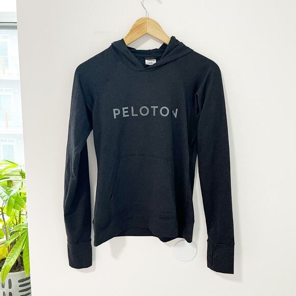 Peloton Gray Hoodie Sweatshirt Size Small - Picture 1 of 4
